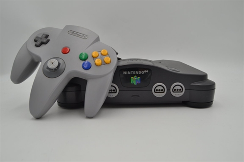 Nintendo 64 - Charcoal Grey - Konsol - SNR NUP10665724 (B Grade) (Genbrug)
